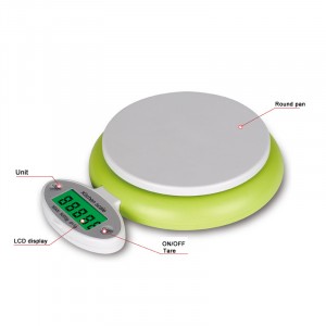 Cyfrowa waga kuchenna CH-303 do 5kg / 1g