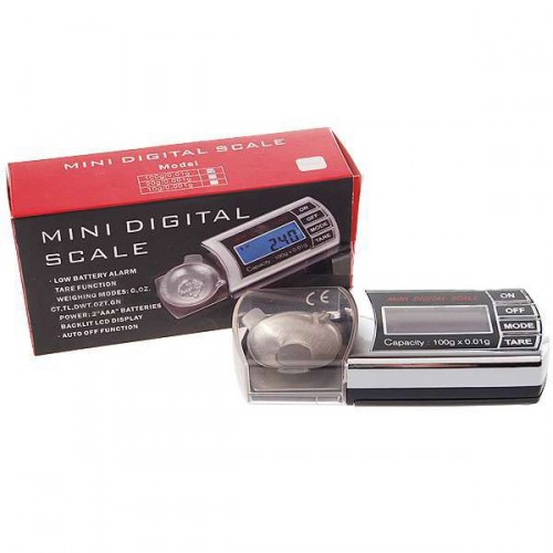 Mini precyzyjna waga cyfrowa kieszonkowa o dokładności do 100g 0,01g