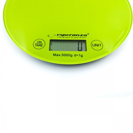 Cyfrowa waga kuchenna Esperanza EKS003G do 5 kg / 1 g zielony