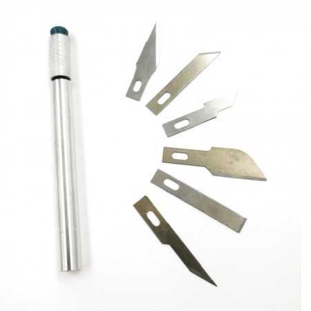 Zestaw hobby skalpela + 6 ostrzy