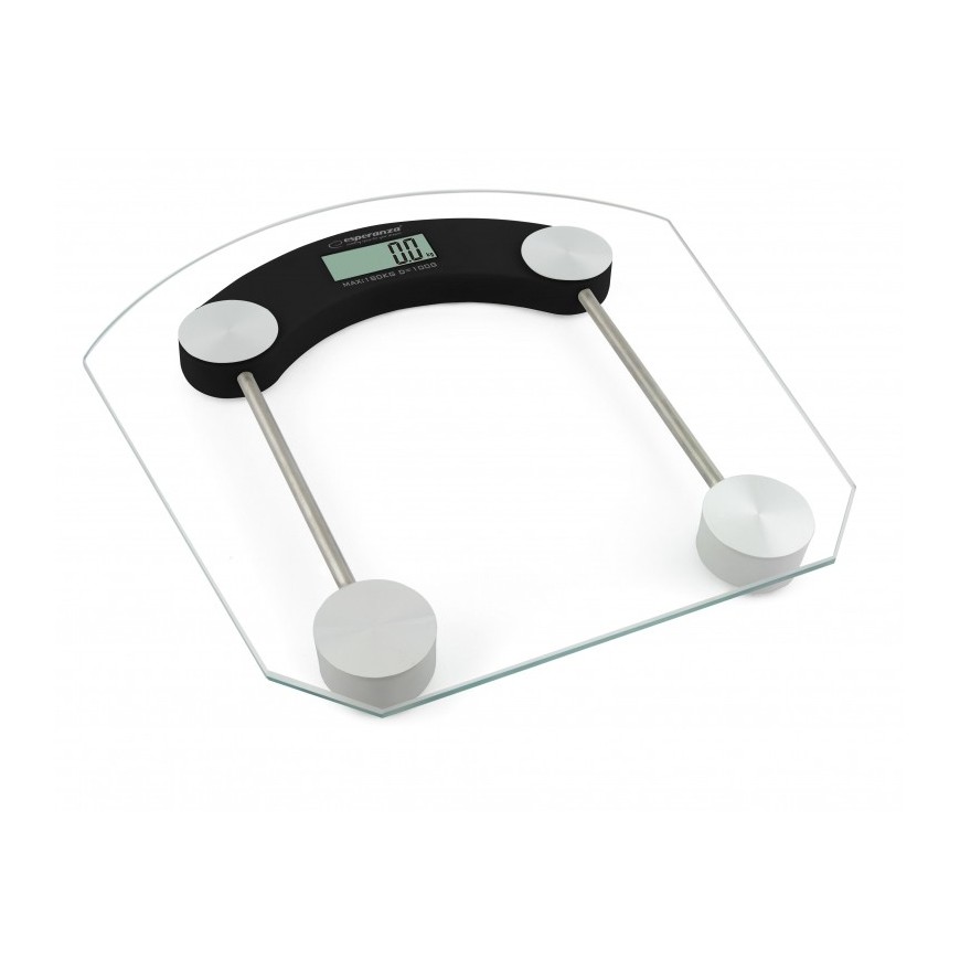 Esperanza EBS008K Pilates cyfrowa waga osobista do 180kg / 100g czarna