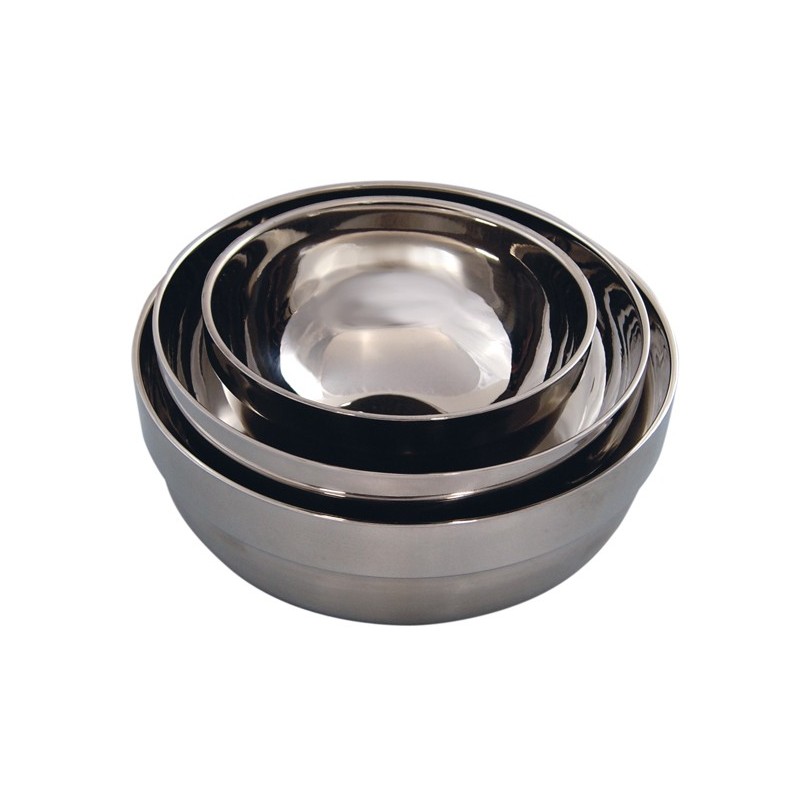 Zestaw misek ze stali nierdzewnej MyWeigh (średnica 14 cm, 16 cm, 18 cm)