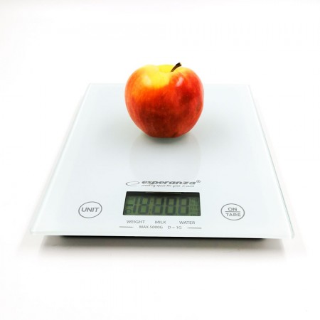 Esperanza EKS002W Waga kuchenna Cytrynowa biała 5kg / 1g