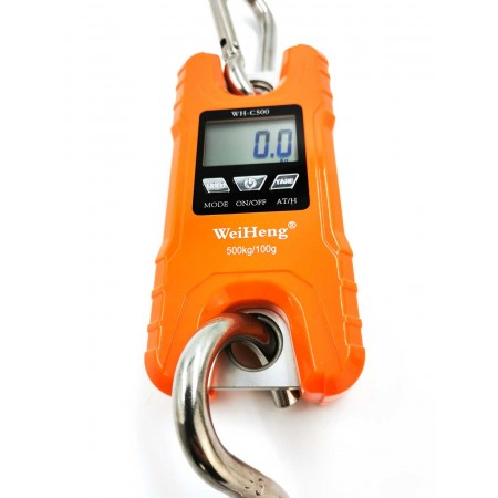 WH-C500 Cyfrowa waga wisząca do 500kg pomarańczowa