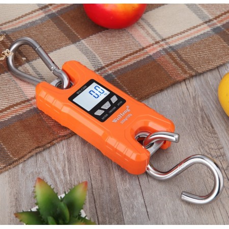 WH-C500 Cyfrowa waga wisząca do 500kg pomarańczowa