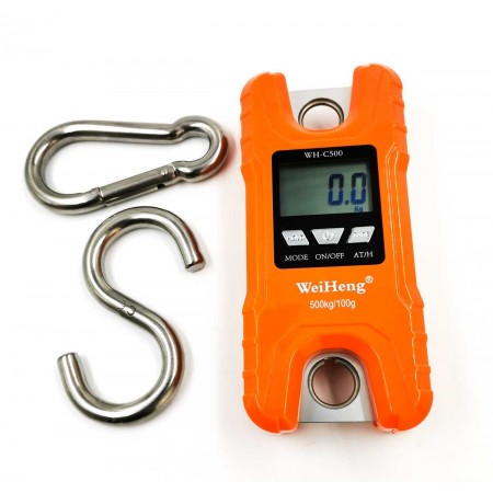 WH-C500 Cyfrowa waga wisząca do 500kg pomarańczowa