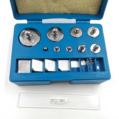 MV 211,1g zestaw 17 szt. Odważników kalibracyjnych od 10mg-100g