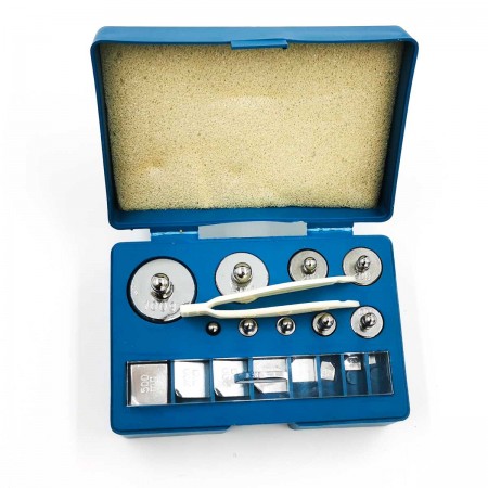 MV 211,1g zestaw 17 szt. Odważników kalibracyjnych od 10mg-100g