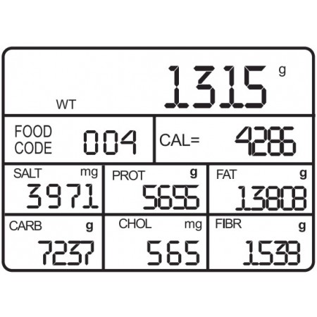 NK695 Nutritional waga kuchenna do 5kg / 1g