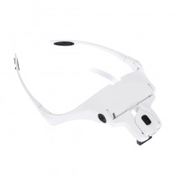 Okulary z 5 lupami i oświetleniem LED