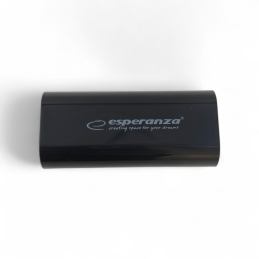 Esperanza EMP105K Powerbank 4400mAh - czarna - ✔️ cena, opinie | Mikrowagi.pl