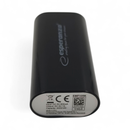 Esperanza EMP105K Powerbank 4400mAh - czarna - ✔️ cena, opinie | Mikrowagi.pl
