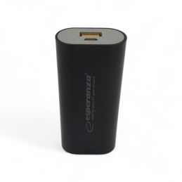 Esperanza EMP105K Powerbank 4400mAh - czarna - ✔️ cena, opinie | Mikrowagi.pl