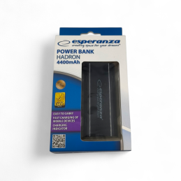 Esperanza EMP105K Powerbank 4400mAh - czarna - ✔️ cena, opinie | Mikrowagi.pl