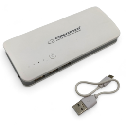 Esperanza EMP106WE Powerbank 8000 mAh - biało-szara - ✔️ cena, opinie | Mikrowagi.pl