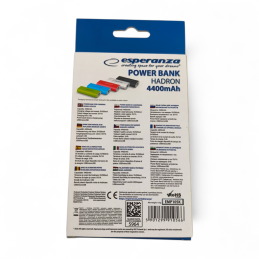 Esperanza EMP106WE Powerbank 8000 mAh - biało-szara - ✔️ cena, opinie | Mikrowagi.pl