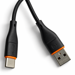 Kabel USB-A – USB-C Miccell VQ-D06, 2,4 A, 1 m, czarny - ✔️ cena, opinie | Mikrowagi.pl