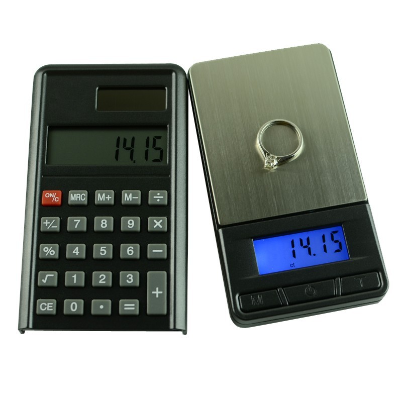 Kalkulator i Waga cyfrowa do 100g / 0,01g