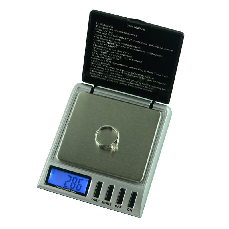 DS-18 500g x 0.01g Digital Pocket Precision Scale with Calibration Wei 